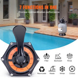 Sand Filter, 16-inch, 406.4mm, Up to 35 GPM Flow Rate, Above Inground Swimming Pool Sand Filter V952-SLQYC1635GPM7QADPV0