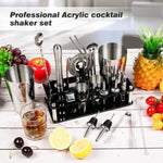 Cocktail Shaker Set Boston 23-Piece Stainless Steel and Professional Bar Tools for Drink Mixing V178-82467