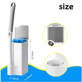Toilet Wand Holder,6.7x3In Resuable Toilet Bowl Cleaner Holder for Clorox Toilet Wand,QZS White V1189-WXFWAL-20260319-00354