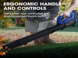 POWERBLADE BW4 20V Cordless Electric Leaf Blower Kit, with Battery and Fast Charger V219-BLWHCSPBBL2A