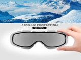 OutdoorMaster OTG Ski Goggles - Over Glasses Ski/Snowboard Goggles for Men, Women & Youth - 100% UV XFOM-OM5-BLCS