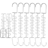 Space Saving Hanger Hooks , Transparent Iron Closet Organizer with Closed Slot Design V1369-AZ3-W-20581