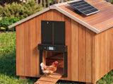Giantz Automatic Chicken Coop Door 37cm Solar Powered Smart App Control Black FIK-COOP-DOOR-SOLAR