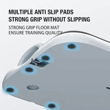 Grey 6-in-1 Multifunctional Fitness Board Ab Wheel, Automatic Rebound, Fat Burning and Core V888-ELOSUNG13252