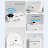 2 infrared Sensor Automatic Sensors Toilet Touchless Auto Flushing Device Water-proof Auto V1107-113-32910-WHT-2INFRAREDSENSOR