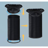 Mobile Air Conditioner Exhaust Hose Kit Black Flat Mouth, Diameter 15 cm Length 22-150 cm V1189-WXF-521-0094