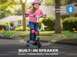 ALPHA Edge Electric Scooter Kids/Teens, 16km/h Max, Adjustable Height, UL Certified, AU Compliant, V219-TRNESCAL2PKA