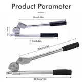 Manual Tube Bender Tool with Dual Long Handles and Angle Scale for Copper Aluminum Thin Steel and V1341-ZY-TX5BNKQ7-C