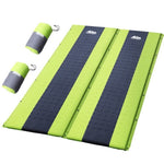 Weisshorn Self Inflating Mattress Camping Sleeping Mat Air Bed Pad Double Green CAMP-MAT-THIN-SIN-GREENX2