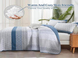 Dazzling Quilted bedspread and pillowcovers set Add Sparkle to Your Space - Queen size V745-MAC080481Q13U