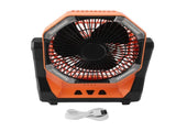 Camping Fan with Light Portable Collapsible 8000 MAh USB Rechargeable Battery Powered Tent Fan for V1294-YM0901-3113240120711