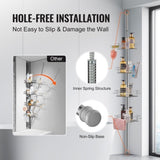 42" to 114" High Shower Corner Caddy Tension Pole Rust-Proof Tension Pole V952-SCTPBXGFXHDSL7FRUV0