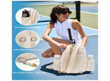 Beige Lightweight Waterproof Tennis Racket Backpack - Multifunction Sling and Backpack for Men and V888-ELOSUNG17105