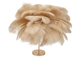Feather Table Lamp 3 Color Dimmable Touch Switch USB Plug in Romantic Modern Decorative Bedside V1294-YM0703-3119230059416
