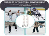 Skating Accessories Skating Replacement Blades Silver Replaceable For Hockey Games 1 Set V1370-AZ4-15035
