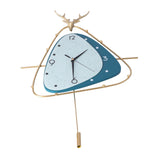 Nordic Light Luxury Clock Fashion Deer Head Wall Clock Living Room Household Decoration V1294-YM0901-3115210152811