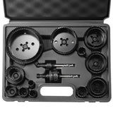 VEVOR Hole Saw Kit, 18 PCS Saw Blades, 6 Drill Bits, 1 Hex Wrench, Bi Metal M42 Hole Saw Set with V952-KJTJSJSPF18OWVFQPV0