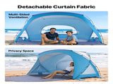 Beach Tent Sun Shelter for 6 Person, UPF 50 Protection, Portable Sun Shade Canopy with Carrying Bag V952-LCJCHTZPLCJCLXOXD001V0