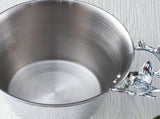Wine Bucket with Polished Plated Silver Surface and Deer Head for Hotel Bar and House Use V1192-AZ-W-25249