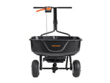 Walk Behind Spreader, 60LBS Capacity, Push Spreader with Hopper Grate, 0-9.8 ft Spreading Width, 8 V952-TCSBJ60LBSPZF8R6S001V0