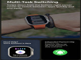 DT8-Ultra Large Screen Smart Watch,orange V1300-DT8-UITRA