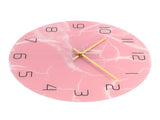 Innovative Pink Wall Clock Acrylic UV Printing Clock for Living Room Home Bedroom V1294-YM0710-3115210162011