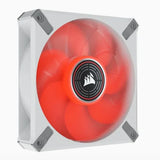 Corsair ML ELITE Series, ML120 LED ELITE WHITE, 120mm Magnetic Levitation Red LED Fan with AirGuide, V1202-V2-CFCO-ML120ELDW-RLED