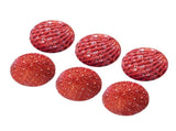 6Pcs Xmas Tree Snowball Ornaments Pendant Decor Foam Wedding Decoration Scene Props 10cm Red V1294-YM0901-3115240094512