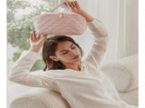 Travel Makeup Bag for Woman, 180&deg Lay-Flat Cosmetic Organizer with 5 Compartments, Large Capacity V1366-AZ2-W-11498