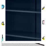 Artiss Buffet Sideboard Metal Cabinet - SWEETHEART Blue AI-LOCKER-MI-BL