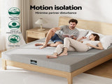 Giselle Bedding Cool Gel Memory Foam Mattress Charcoal 7-Zone Washable Bamboo Cover 15cm Queen FOAM-C-MFM-NOBLE-H015-Q