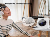 Tooleroo USB Rechargeable Desktop CD Player Speaker Bluetooth Portable White V238-SUPDZ-41115085340752