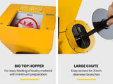 MICHIGAN 18HP 420cc Petrol Commercial Wood Chipper, Electric Key Start, Tree Mulcher - Ravenger 1850 V219-CHPTRDMCHA2X0