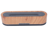 Flame Diffusers Flame 7 Colors Light Woodgrain Diffuser Humidifier for Room Bedroom Office US Plug V1294-YM0901-3113230220412