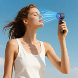 Handheld Mini Fan, UltraHigh-Speed Thermoelectric Cool Off, Digital Speed Display, USB Rechargeable, V1369-AZ3-W-10478