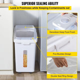 VEVOR Ingredient Storage Bin, 11.4 Gallon Capacity Shelf Ingredient Bin, 280 Cup Flour Bins on V952-SLMTBDDWC50LYW8LNV0