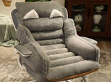 Office Chair Cushion Seat Cushion, Cute Chair Cushion, Plush Non-Slip Rocking Chair Pad with Back V1366-AZ2-W-23317
