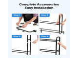 3D Printer Filament Storage Rack, 4 Tier Heavy Duty Storage Shelf, Rolling Filament Spool Holders V952-3DDYSNJYDSSCMA4RR001V0