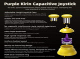 Smart Game Controller 2.5D HD Screen Purple Kirin Joystick Heart Rate - Black - Size 1PCS V1102-DSZ-0012-100-BLK-1PCS