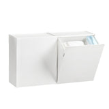 Wall Mounted Storage Flip Lid Design Space Saving Large Capacity Wall Mounted Storage Organizer V1369-AZ3-W-04663