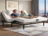 Artiss King size bed frame & Giselle Bedding King Mattress Combo, adjustable bed Base for Snoring EAB-8183-PURE-20-K
