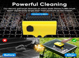 2 in 1 Electric Grill Brush, Cordless Electric Grill for Outdoor Grill, 360&deg Rotating V1258-DP02-C-336