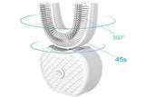 U-Shaped Electric Toothbrush 360-degree Sonic Cleaning Tooth Brush for Adults-white V1263-JX-7493-3