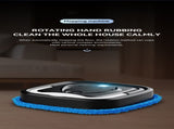 White Smart Robotic Floor Mop with Humidifier Spray - Ultra-Slim Automatic Wet & Dry Floor Cleaner V888-ELOSUNG32903