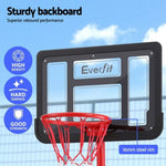 Everfit 1.6M Kids Basketball Hoop Stand System Portable BAS-HOOP-160-RDBK