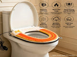USB-Powered Heated Toilet Seat Cover with Soft Plush Surface, Adjustable Temperature & Timer, V1341-ZY-7X68T9W8-ROYALBLUE