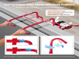 Fire Escape Ladder, 3-Story 7.62m Retractable Emergency Fire Ladder, Lightweight Aluminum Alloy V952-XFTSTFHTST257SACB001V0