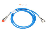CO2 Soda External High Pressure Adapter Hose Kit CGA320 for Soda Stream Blue 2m/6.6ft V1294-YM0901-3113200052811