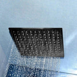 ShowerHead: Palila: Shower head - Square 200mm - Matt Black V227-7050263002493