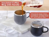 12oz Insulated Coffee with Handle Stainless Steel Insulated Coffee Double Wall Vacuum Travel V1189-WXFWAL-20260319-01524
